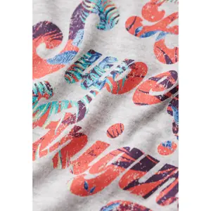 Camiseta con mangas de flores para mujer Superdry image-4