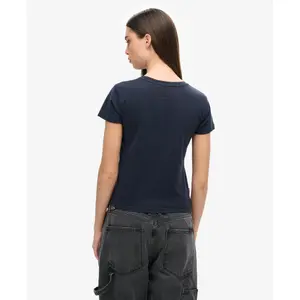 Camiseta slim fit fluorescente de mujer Superdry image-3