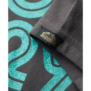 Camiseta con logo brillante para mujer Superdry Retro image-6