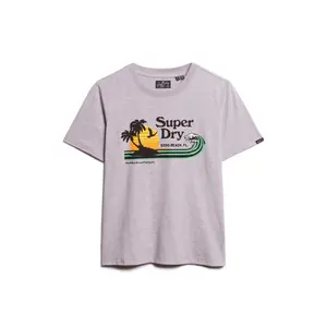 Camiseta de rayas casual para mujer Superdry Outdoor image-0