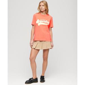Retro lässiges Frauen-T-Shirt mit Aufdruck Superdry image-3