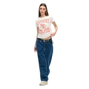 Damen T-Shirt mit Aufdruck Superdry Varsity image-1