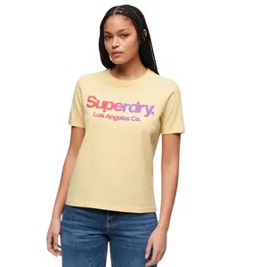 Camiseta  para mujer Superdry Rainbow Core image-1