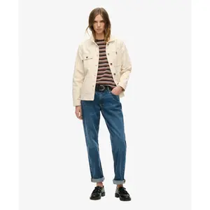 Camiseta ajustada a rayas mujer Superdry Essential Logo image-3