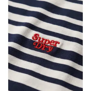 Camiseta ajustada a rayas mujer Superdry Essential Logo image-6