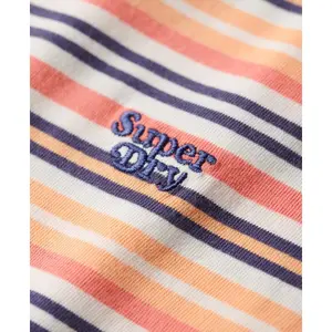 Camiseta ajustada a rayas mujer Superdry Essential Logo image-5