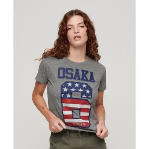 Camiseta bandera mujer Superdry 90& Osaka 6 image-1
