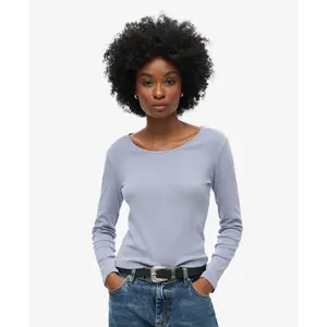 Damska cienkowarstwowa koszulka z długimi rękawami i odciętymi ramionami Superdry image-1