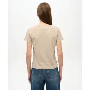 Camiseta ajustada com logo para mulher Superdry Essential image-3