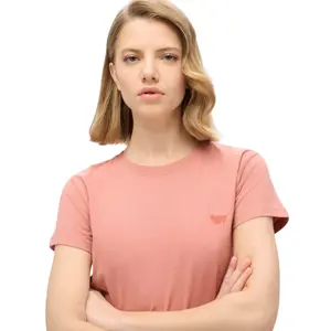 T-shirt ajusté à logo femme Superdry Essential image-4