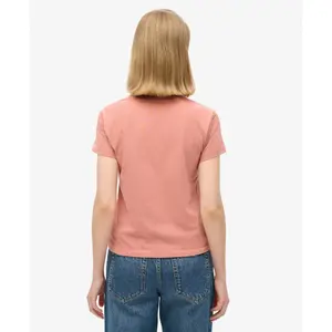 T-shirt ajusté à logo femme Superdry Essential image-3