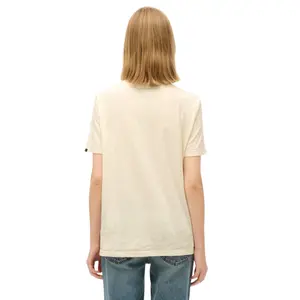 T-shirt décontracté avec logo pailleté femme Superdry image-3
