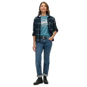 Camiseta de mujer Superdry Embellished Vl Graphic T image-1