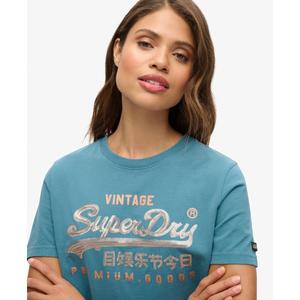 Camiseta de mujer Superdry Embellished Vl Graphic T image-4