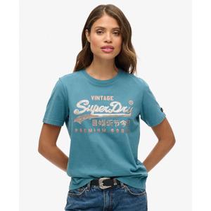 Camiseta de mujer Superdry Embellished Vl Graphic T image-2
