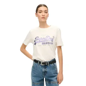 Sparkling T-shirt with VL design for women Superdry image-1