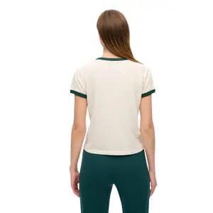 Women's fitted T-shirt Superdry Athletic Essentials Ringer image-3
