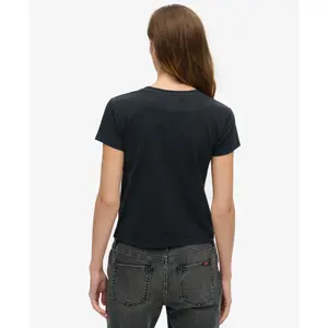 Camiseta ajustada con ilustración divertida para mujer Superdry Poster image-3