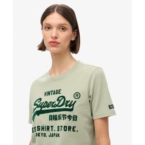 Klassisches, lässiges Frauen-T-Shirt mit Muster Superdry Vintage Logo image-4