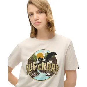 Women's casual T-shirt Superdry Travel Souvenir image-4