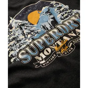 T-shirt casual para mulher Superdry Travel Souvenir image-5