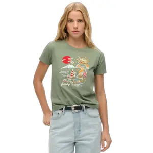 Dames-T-shirt Superdry Suika image-0