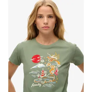 Dames-T-shirt Superdry Suika image-3