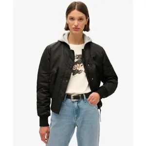 Afslappet T-shirt til kvinder Superdry Tattoo Script image-3