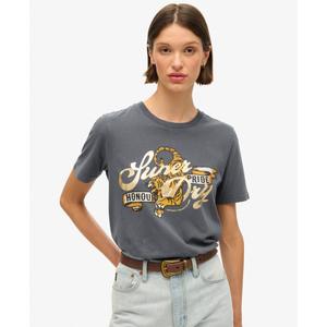 T-shirt décontracté femme Superdry Tattoo Script image-1