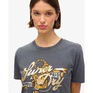 T-shirt décontracté femme Superdry Tattoo Script image-4