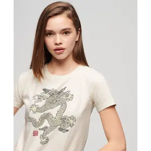 T-shirt slim femme Superdry Komodo Dragon image-3