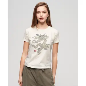T-shirt slim femme Superdry Komodo Dragon image-2