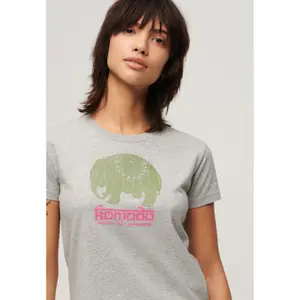 T-shirt  da donna Superdry X Komodo Hathi image-2