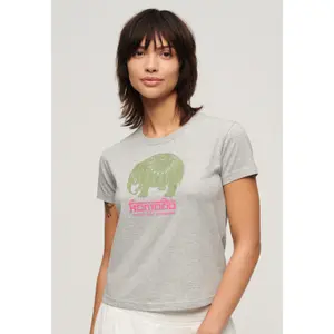 T-shirt  da donna Superdry X Komodo Hathi image-0