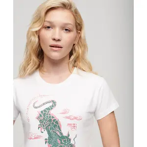Γυναικείο T-shirt Superdry Komodo x Kailash Dragon image-3