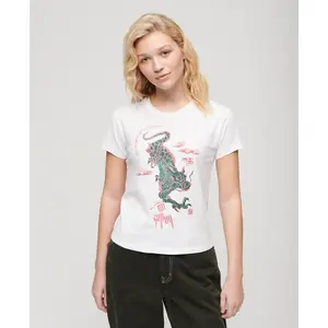 Γυναικείο T-shirt Superdry Komodo x Kailash Dragon image-1