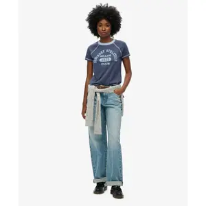 Camiseta de manga raglán para mujer Superdry Athletic Essentials image-1