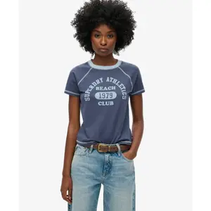 Camiseta de manga raglán para mujer Superdry Athletic Essentials image-2