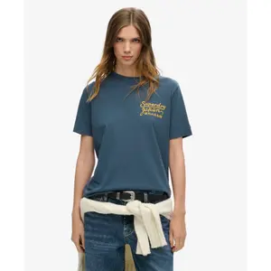 Women's casual rhinestone T-shirt Superdry Tokyo image-2