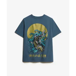 Women's casual rhinestone T-shirt Superdry Tokyo image-3