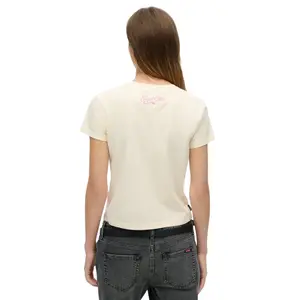 Women's fitted T-shirt Superdry Small Tattoo Rhinest image-2
