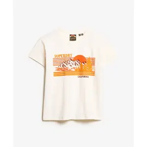 Fitted striped women's T-shirt Superdry Outdoor image-0