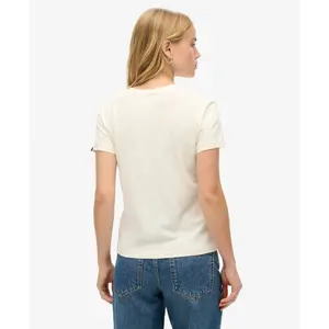 Fitted striped women's T-shirt Superdry Outdoor image-3
