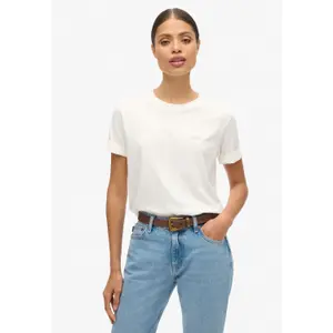 T-shirt femme Superdry Essential Logo Slub image-1