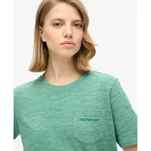 Logo women's dyed T-shirt Superdry Essential image-4