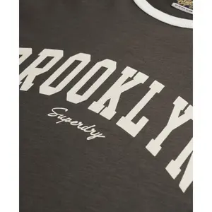 Camiseta entallada de mujer Superdry Athletic Essential Ringer image-4