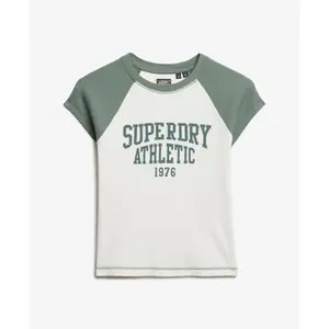 Raglan t-shirt met mouwtjes voor dames Superdry Athletic Essentials image-0
