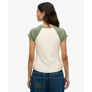 Raglan t-shirt met mouwtjes voor dames Superdry Athletic Essentials image-3