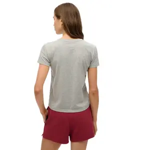 Camiseta entallada con motivo femenino Superdry Athletic image-2