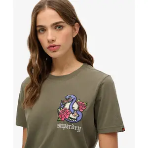 Women's T-shirt Superdry Old School Tattoo image-3